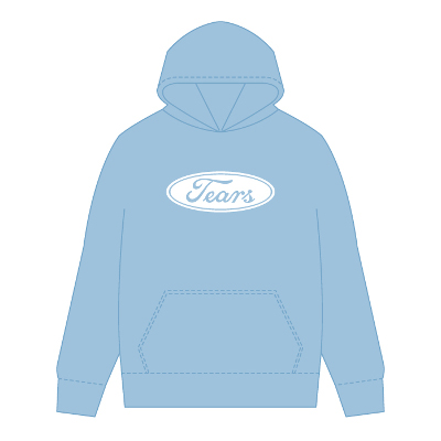 KEIJU Official Goods Store/商品詳細 “Tears” Logo Hoodie LIGHT BLUE