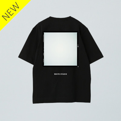 【NEW】White Studio Big T-shirt [BLACK]