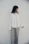 PLEATED SHIRT [WHITE]