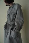 HYBRID DENIM TRENCH COAT [LIGHT GREY]