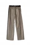 HERRINGBONE SIDE STRIPE PANTS [GREY-MULTIBLACK]