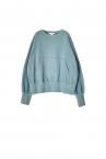 TURTLE NECK BIB&SWEAT SHIRT [BLUEBROWN]