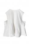 A-LINE TRENCH VEST [WHITE]