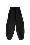 CURVED CENTER-SEAM PANTS [BLACK]