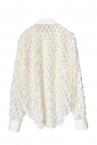 FRINGE JACQUARD SHIRT [WHITE]