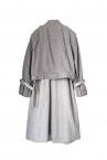 HYBRID DENIM TRENCH COAT [LIGHT GREY]