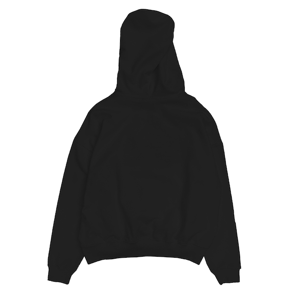 CREST LOGO HOODIE [BLACK]