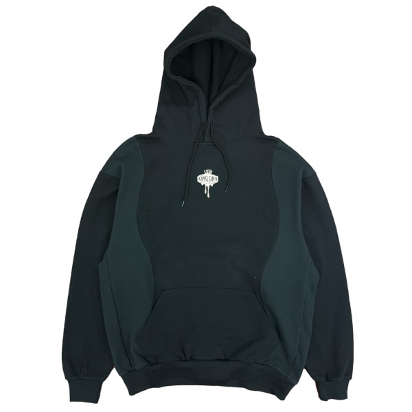 DRIPPED LOGO HOODIE [WHITE]