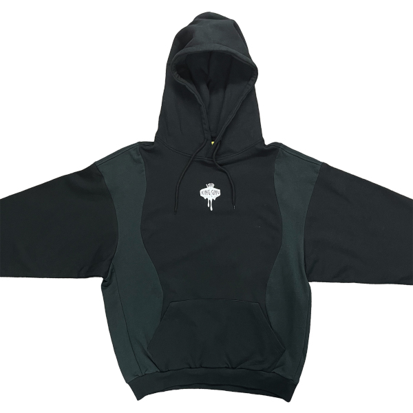 DRIPPED LOGO HOODIE [WHITE]