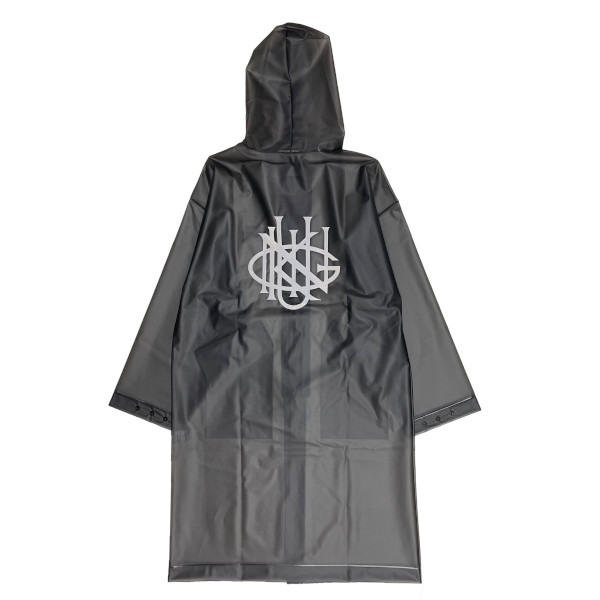 CREST LOGO RAIN COAT [CLEAR BLACK]