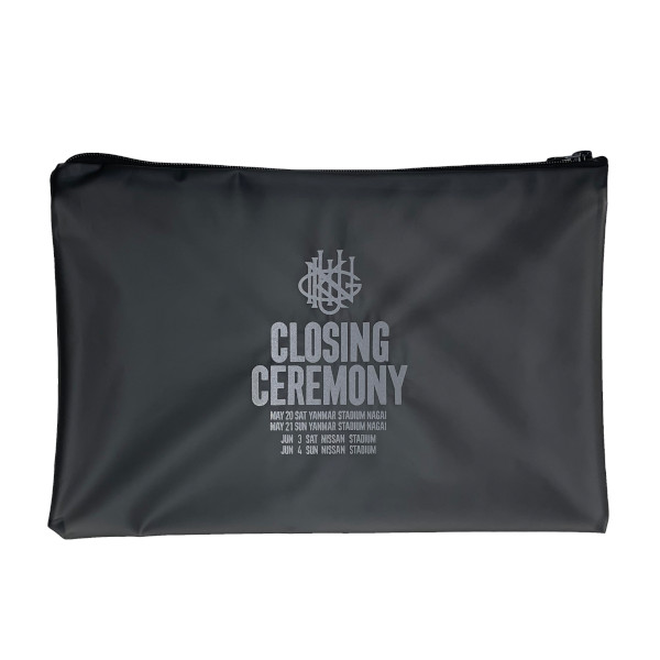 CREST LOGO RAIN COAT [CLEAR BLACK]