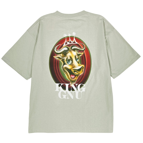 GNU GRAFFITI TEE [BEIGE]