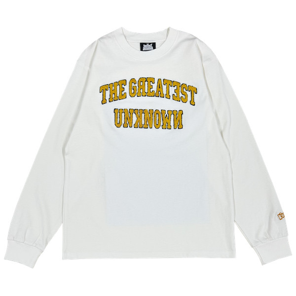 PATCHED LONG SLEEVE TEE [WHITE]