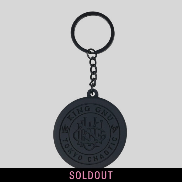 RUBBER KEY RING [BLACK]