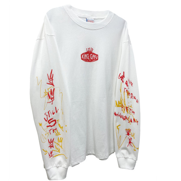 King Gnu PATCHED LONG SLEEVE TEE ロンT グレー - ミュージシャン