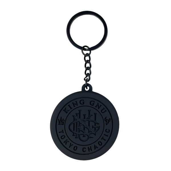 RUBBER KEY RING [BLACK]