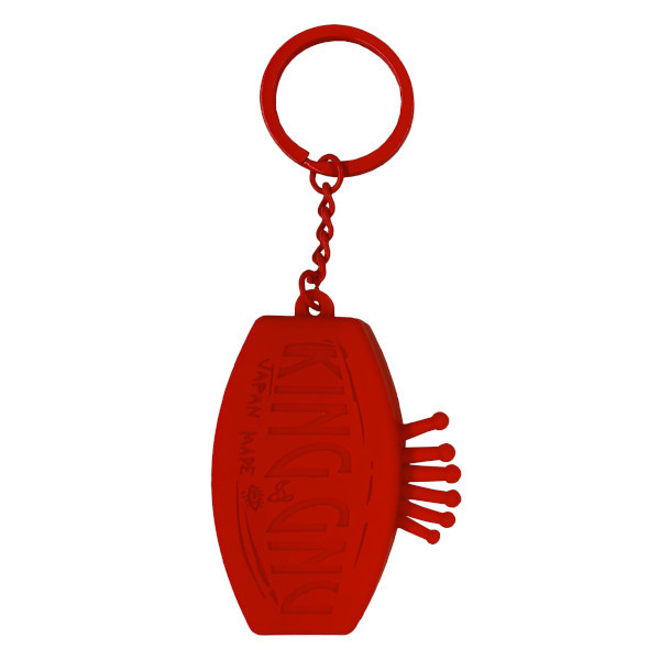 RUBBER KEY RING [RED]