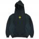 DRIPPED LOGO HOODIE [YELLOW]