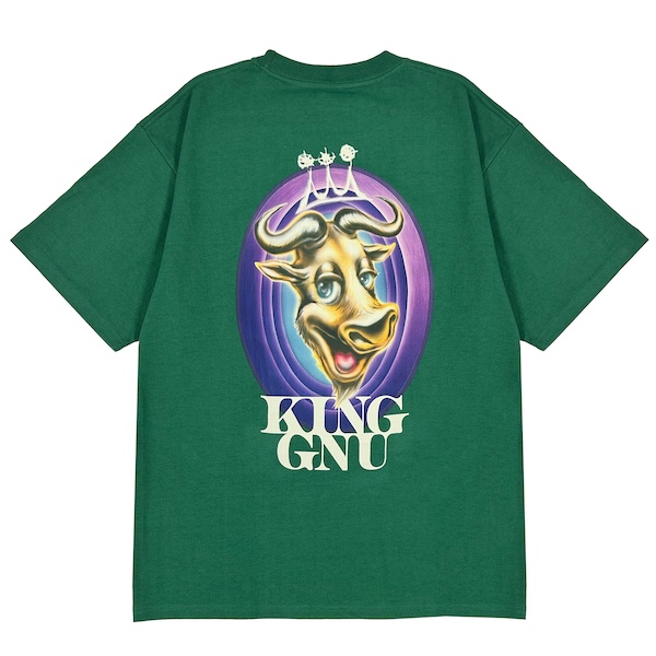 King Gnu オフィシャル・グッズ通販/商品詳細 GNU GRAFFITI TEE [GREEN]