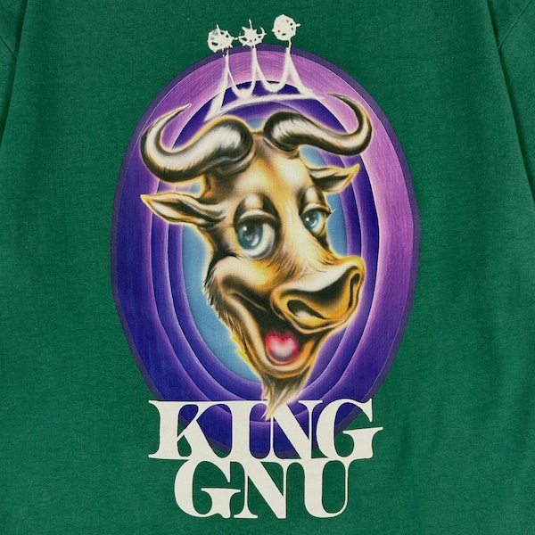 King Gnu オフィシャル・グッズ通販/商品詳細 GNU GRAFFITI TEE [GREEN]