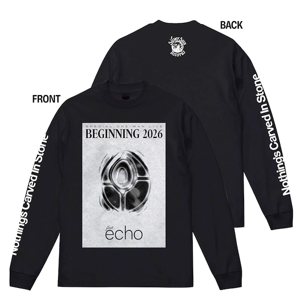 BEGINNING 2026 ロングTシャツ ブラック