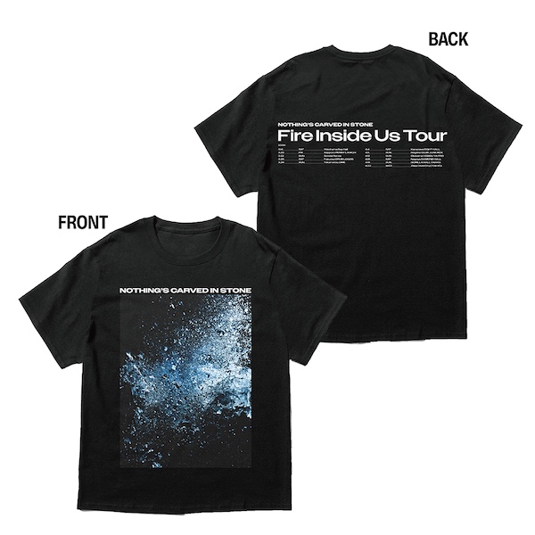 Fire Inside Us Tour Tシャツ ブラック