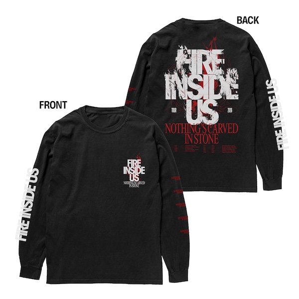 Fire Inside Us Tour ロングTシャツ ブラック