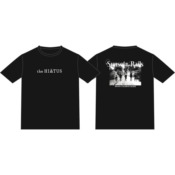 the HIATUS オフィシャル・グッズ通販/商品詳細 Sunset on the Rails Tシャツ ブラック